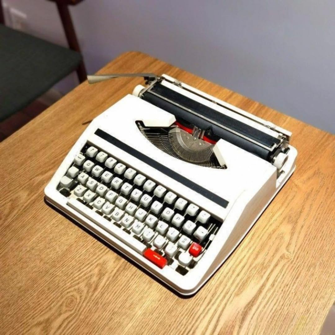 Tastiera Meccanica Manuale della Macchina della Macchina - Macchina di digitazione Wireless di Stile Vintage per l'esperienza Tradizionale