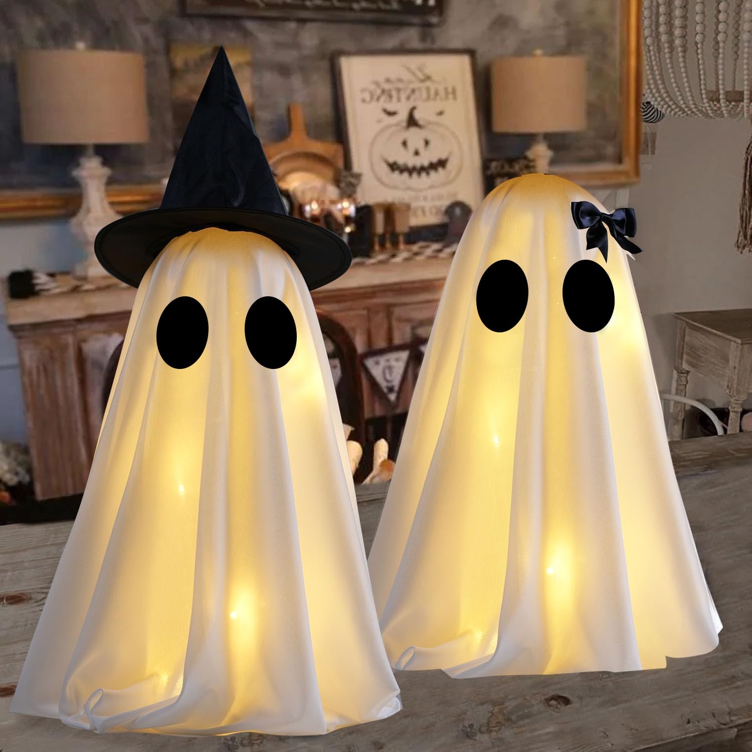 KIWDY Halloween Ghost Decorations