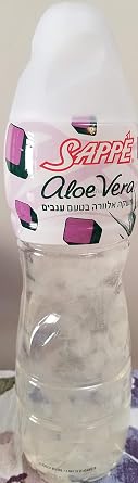 Sappe Aloe Vera Juice Infused With Grape Flavor. Kosher. 1 Liter