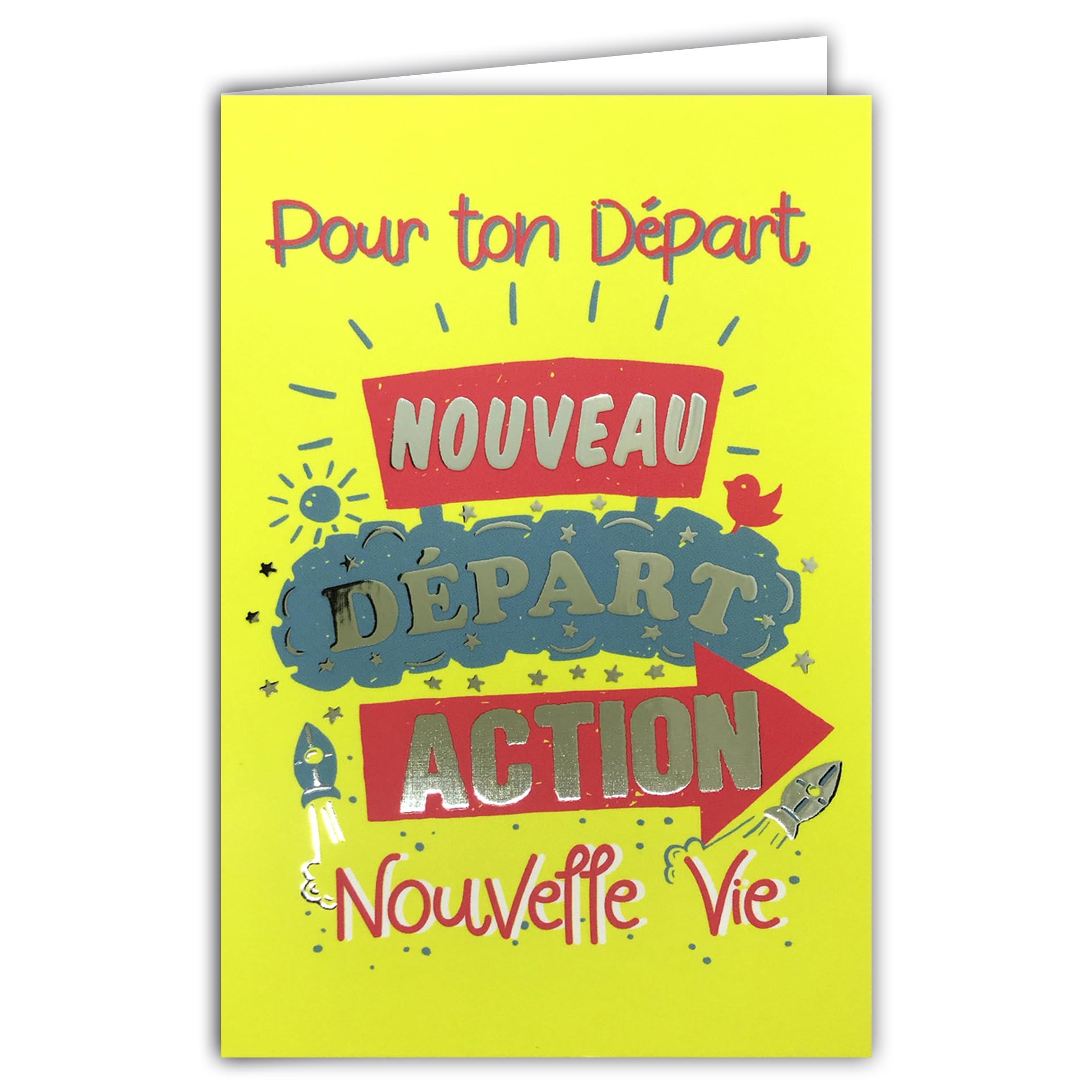 Biglietti Pensione Afie Biglietto Di Partenza In Ritiro Argento Brillante  Addio Collega Lavoro Aziendale Simboli Vacanza Relax Illustrazione Con  Busta Formato 12x17,5cm Carta PEFC Made In France 69-6123 Biglietto Fine  Lavoro, image size:2279x2279