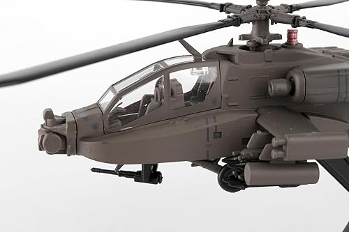 Miniatura 6 de Daron Sello de correo Boeing AH-64D Apache de arco largo escala 1100 modelo de exhibición fundido a presión con soporte mediano