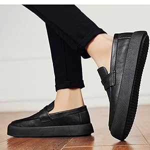 Amazon | [GUREITOJP] スリッポン メンズ ローファー エナメル