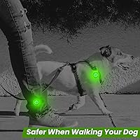 Vista 8 de Equipo de correr reflectante, luces LED recargables por USB, 6 modos de luces estroboscópicas para corredores, caminatas nocturnas, luces traseras