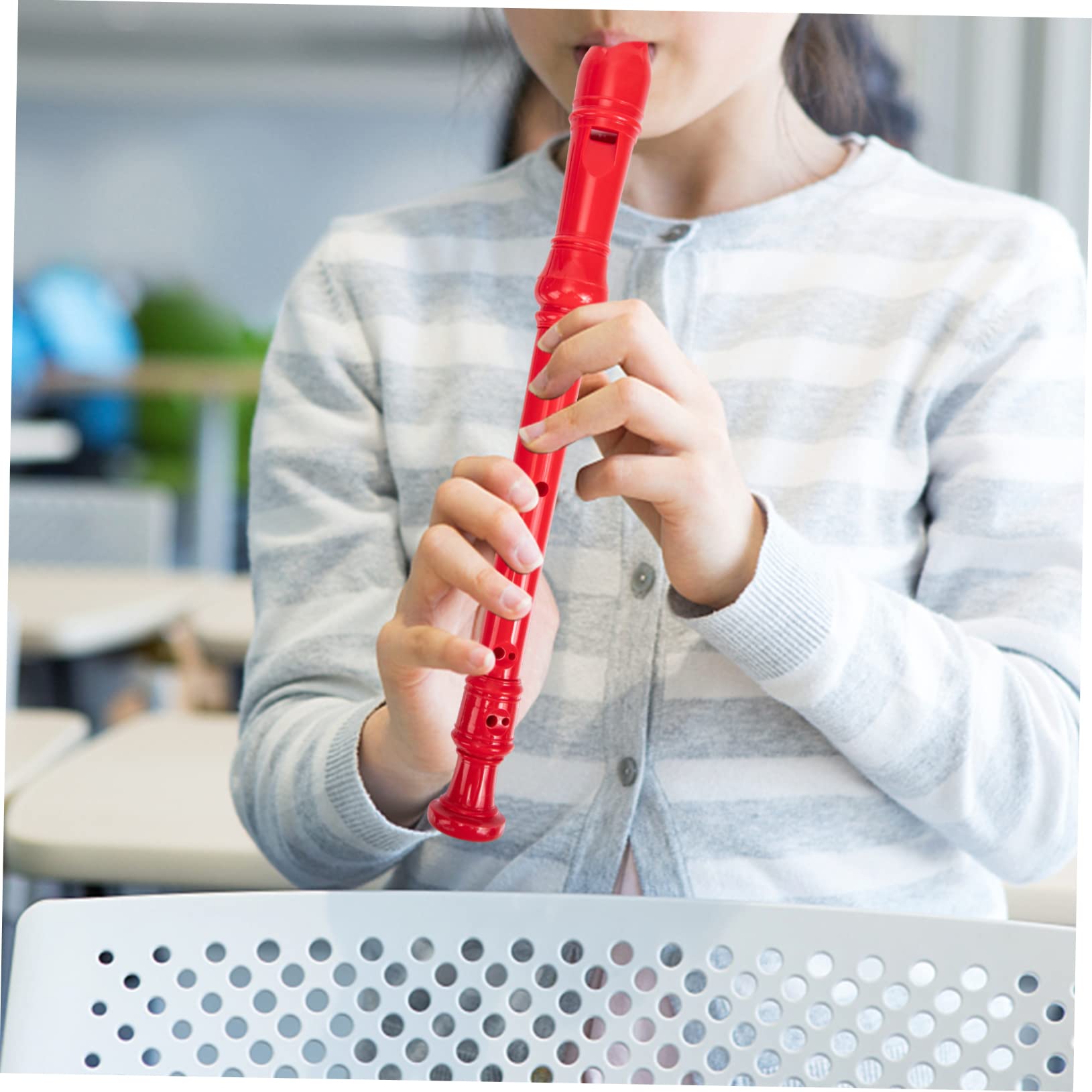 GLSTOY 2-piece Children's Clarinet Set Pvc Clarinets for Beginners Easy to Play Musical Instruments for Boys and Girls