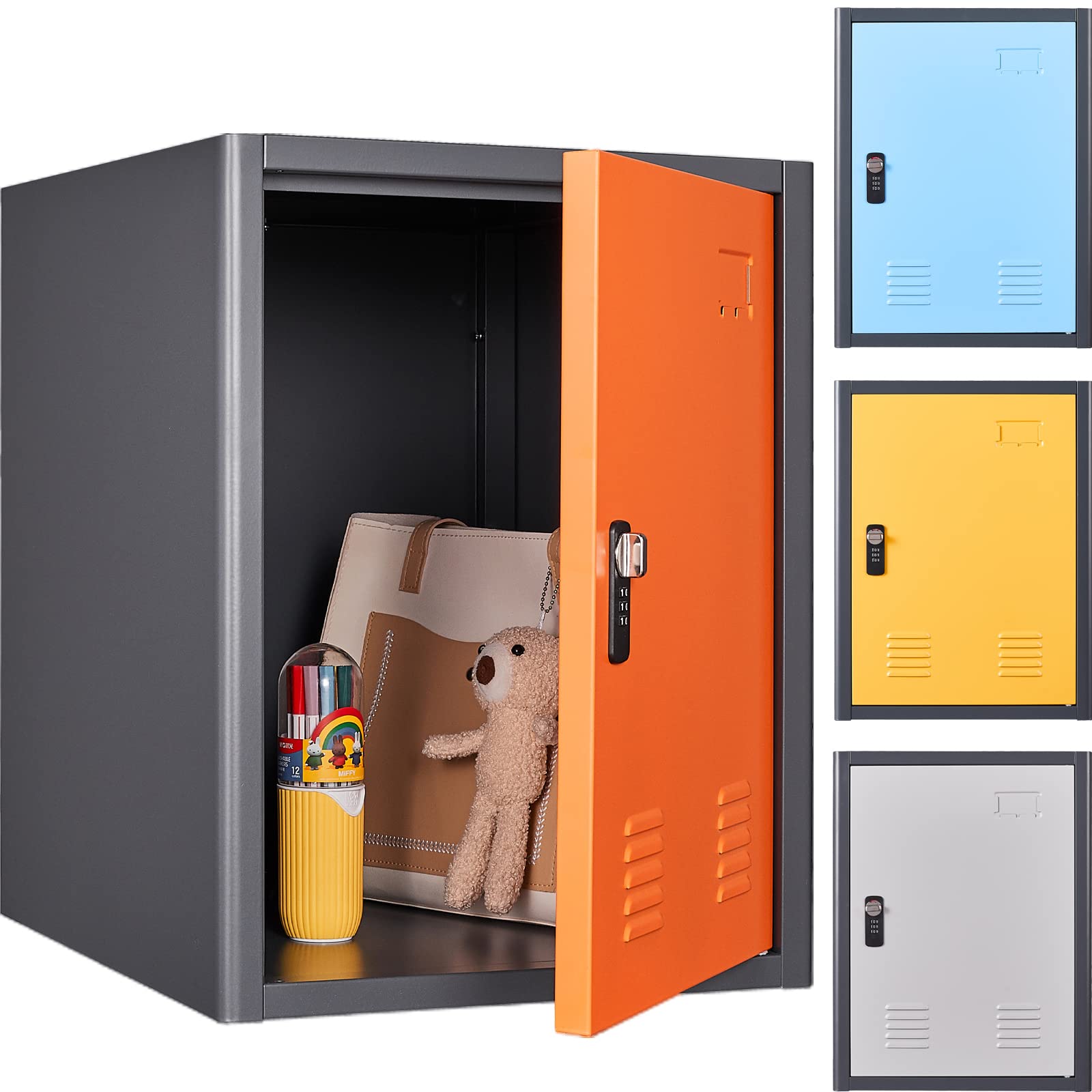 Buy KAER Locker,Metal Lockable Storage Box 19’’ with Separate