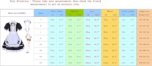 Miniatura 3 de Juego de delantal de Lolita clásico con calcetines y guantes para cosplay