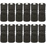 ALVABABY Reusable 5 Layers 12 Pack Inserts with Gussets for Baby Cloth Diaper and Cloth Diapers Covers 12FLN