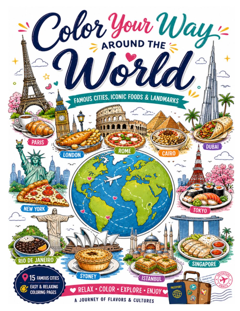 Color Your Way Around the World