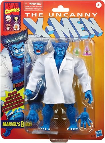 Marvel Legends Series X-Men Beast - Figura de acción de 6 pulgadas 5 accesorios Marvel Legends Series X-Men Beast - Figura de acción de 6 pulgadas 5 accesorios