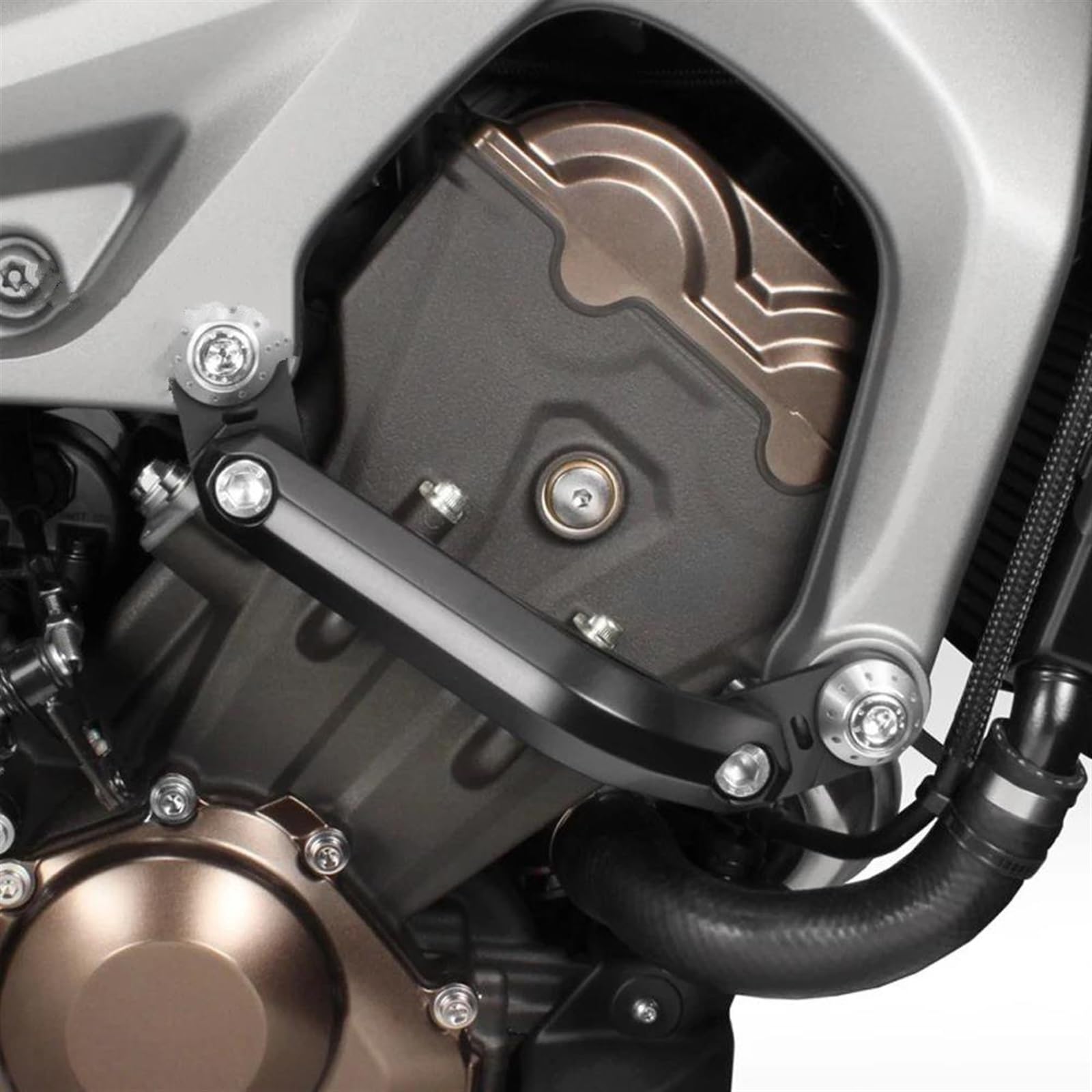Protector De Motor De Motocicleta, Cubierta De Protección del Estator para Yamaha XSR900 XSR 900 2022-2024 Protección contra Choques del Motor Tapa del cárter de la Motocicleta