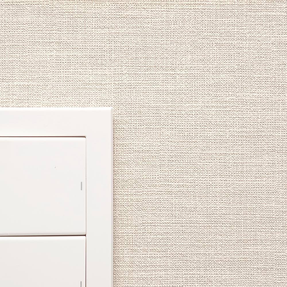 Amazon | 壁紙屋本舗 壁紙 のりなし 織物調 グレー 灰色