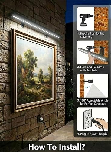 Miniatura 7 de Luces LED de arandela de pared mejoradas con gran angular de 10 x 60°, luz de pared de 36 W 5000 K, IP65 impermeable para interiores y exteriores,