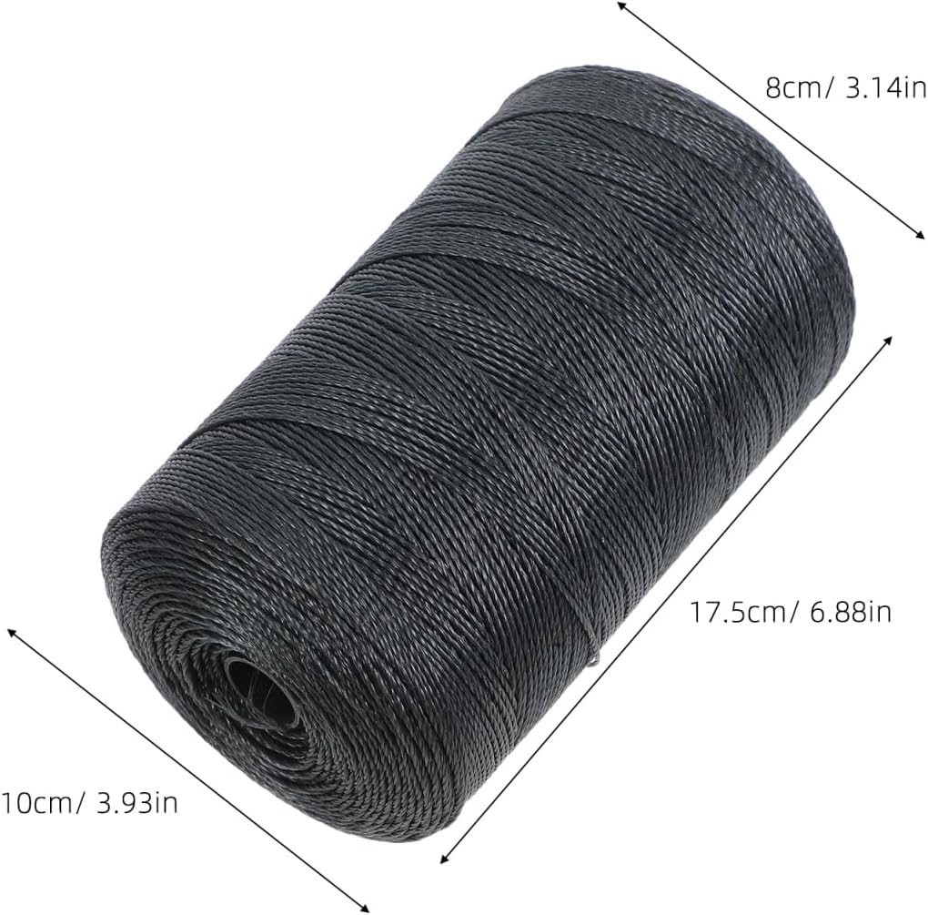 ARTIBETTER 2 Rolls Nylon Twine for Fishing Net Repair Heavy Duty Braided Fishing Line Multi Use Nylon String for Fixing Nets Shrimp Traps and Crabbing Gear 18 Strands Durable and
