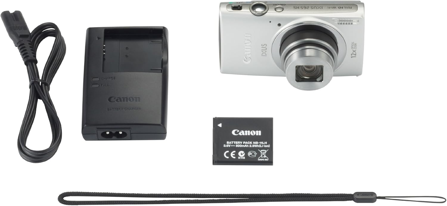 Canon - Fotocamera IXUS 265 HS (16MP, zoom ottico e ZoomPlus) Canon - Fotocamera IXUS 265 HS (16MP, zoom ottico e ZoomPlus)