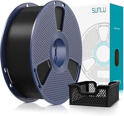 24 – SUNLU Upgrade PLA+2.0 3D Printer Filament, High Speed PLA Plus Filament 1.75mm, 30mm/s – 600mm/s Print Range, Tougher and Stronger, Dimensio…