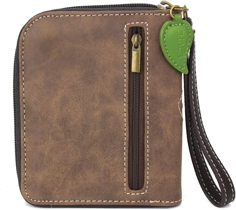 CHALA Handbags- Zip Around Wallet, Wristlet, 8 Credit Card Slots Sturdy Coin Purse for women (Sunflower) - Image 3