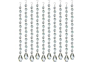 1ft 10pcs Glass Crystal Garland for Home Decoration