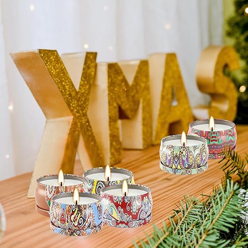 Miniatura 7 de Velas perfumadas  Juegos de regalo de velas de aromaterapia de 2.5 oz  Cera de soja con aceite esencial  Maravillosos regalos para mujeres, madres,
