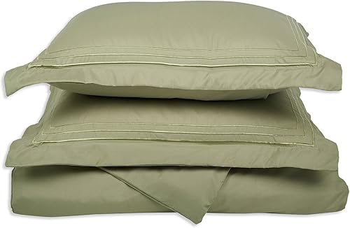 Miniatura 4 de Luxor Treasures, cobertor supersuave, 100 % microfibra cepillada, resistente a arrugas, con fundas para almohadas bordadas en caja de regalo,