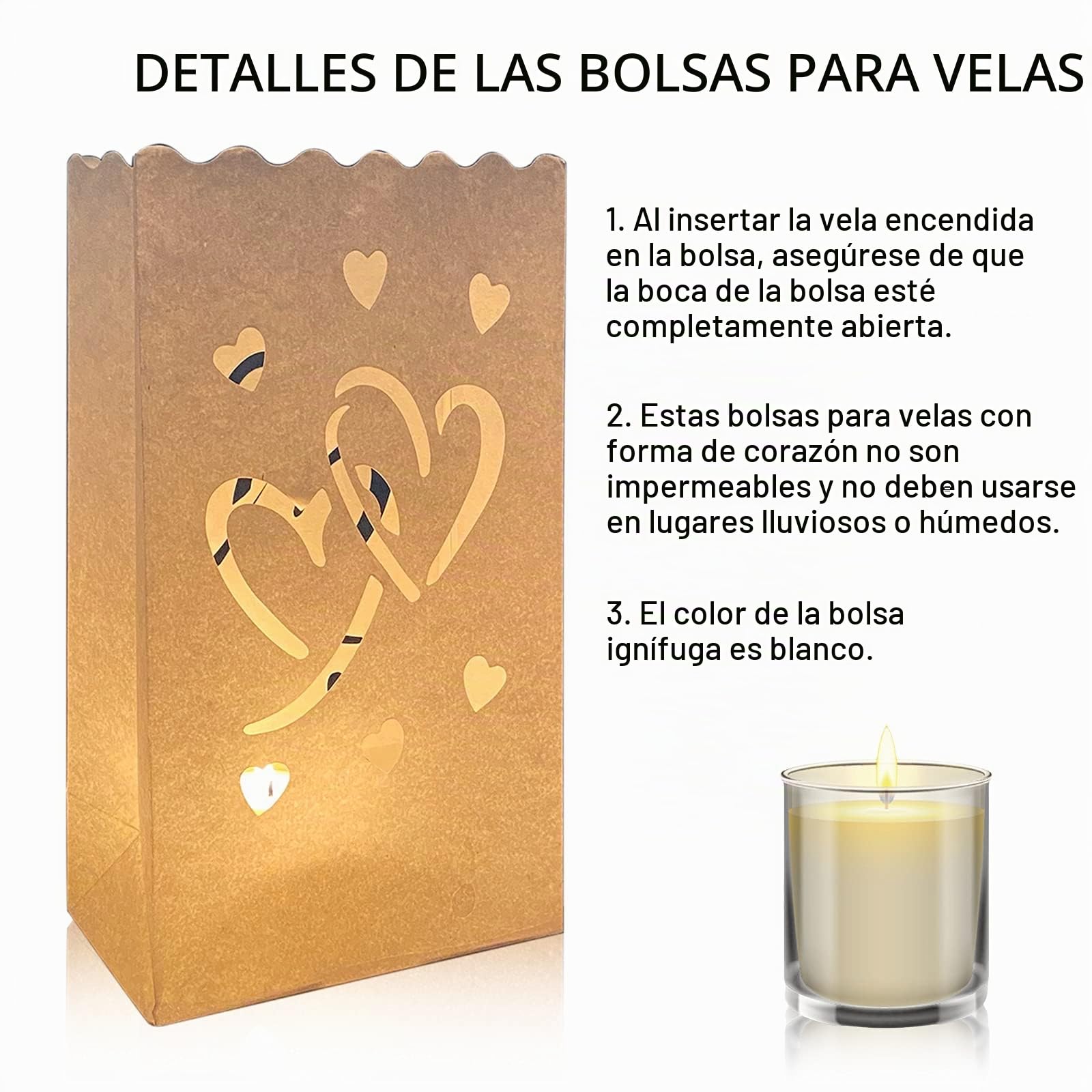 30 bolsas de vela, linterna papel, resistente a las llamas, reutilizables, blancas luminarias, mariposas, estrellas y lunas, diseñado para bodas, fiestas románticas, bodas, decoración