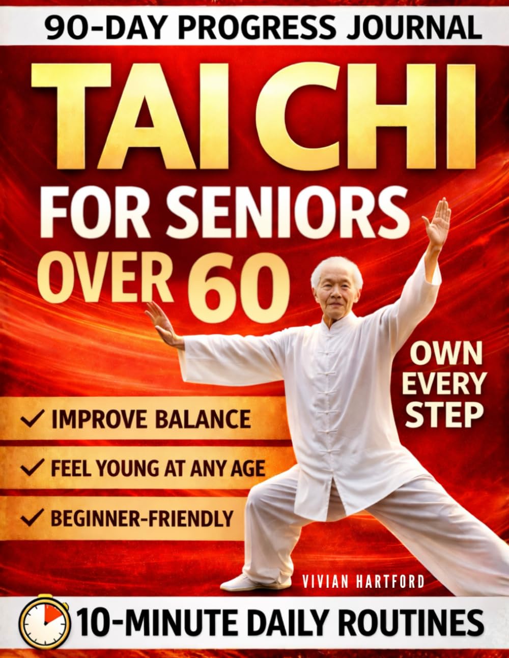 Tai Chi for Seniors Over 60: Prevent Falls & Feel Younger with the Structured 28-Day Program—10-Minute Daily Routines to Restore Balance, Ease Pain & Regain Your Independence