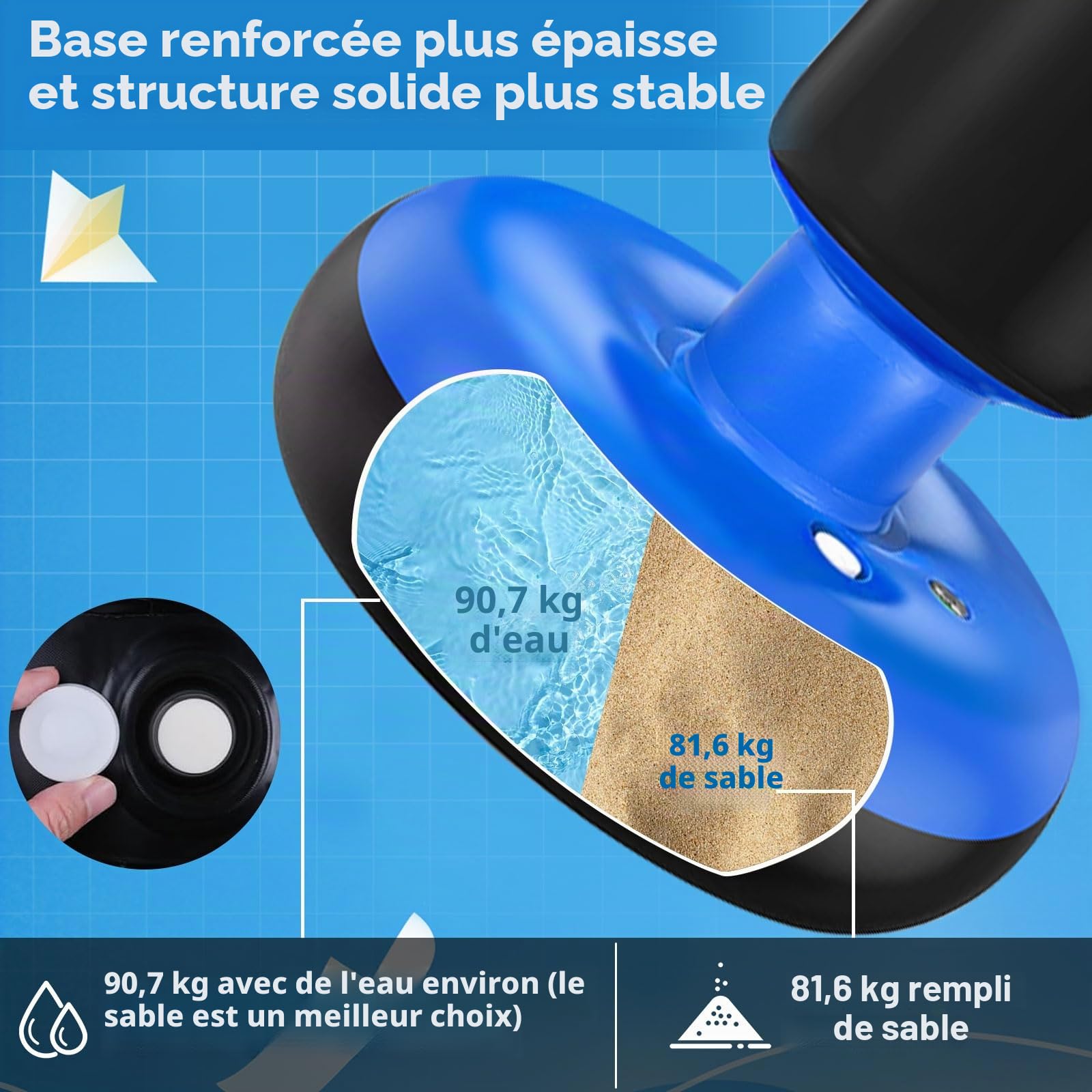 Sac de Frappe Enfant, Qoosea 160cm Punching Ball Enfants avec Gants de Boxe, Gonflable Sac de Boxe, Cadeau Parfait pour Garçons et Filles 3 à 12 Ans pour Karaté, Taekwondo