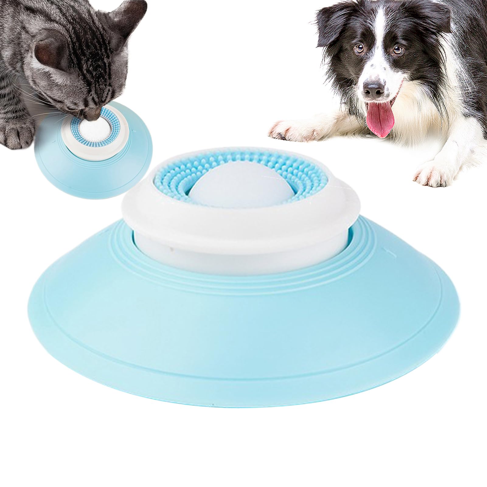 Lick Bowl for Dogs | Wet Food Lick Pad with Suction Cup,Pet Enrichment Toys Boredom Reducer for Indoor Outdoor Use