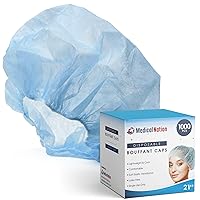 Vista 10 de Red para el cabello de 24 pulgadas desechable, caja de 1000, color negro, redecillas para el cabello, no tejida, no plisada, para médico