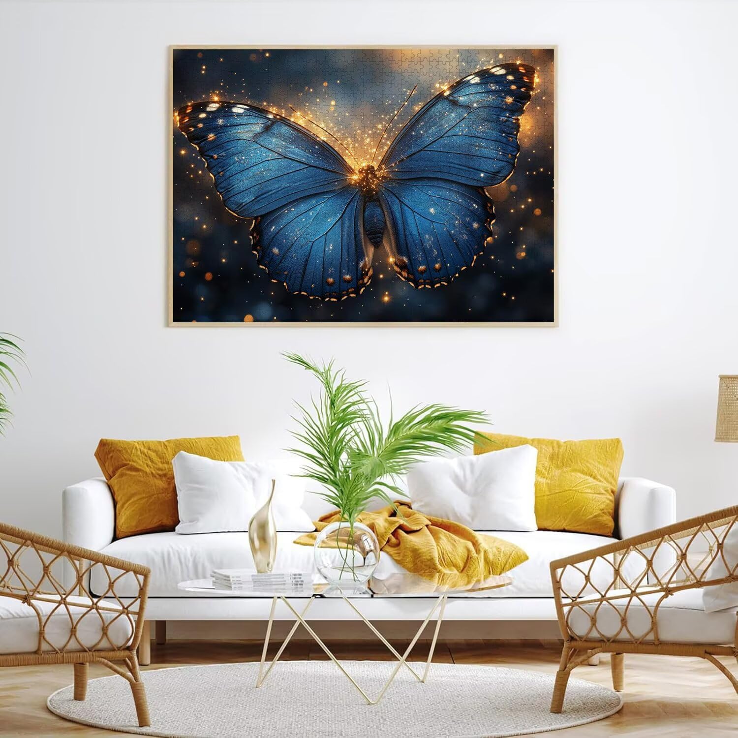 Puzzles 1500 Piezas, Puzzle Madera Mariposas sueño, n-245