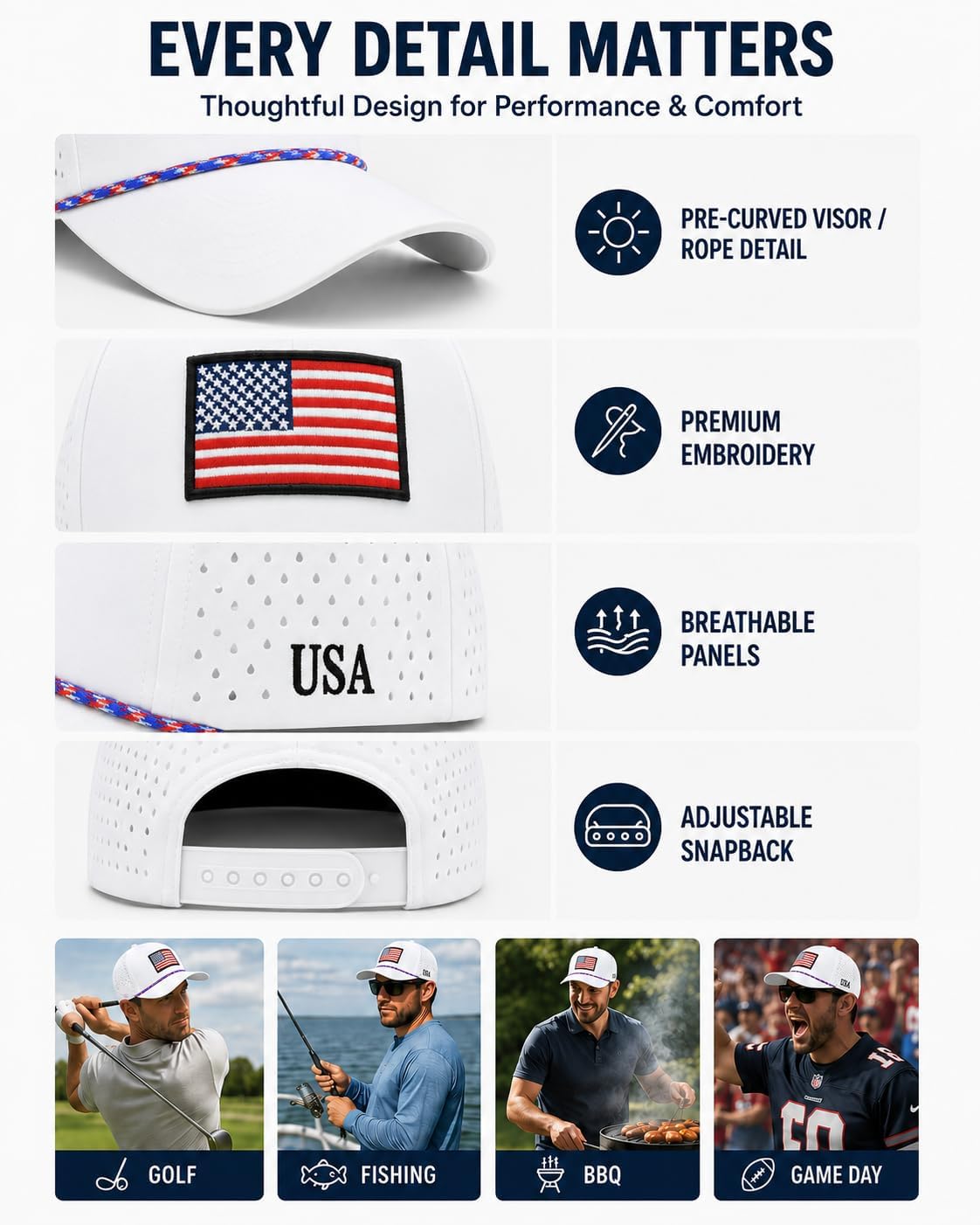 Men & Women American Flag Trucker Hat, USA Quick Dry Baseball Cap Snapback Hat for Summer Outdoor Sports Casual Wear