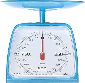 Tanita KA-001 CB Cooking Scale Kitchen Scale Cooking Analog 2.2 lbs 1 kg 0.2 oz 5 g Units, Clear Black