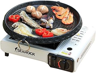 Queimador de cassetes,Fogão Cassete portátil de dupla finalidade - Fogões de acampamento ao ar livre cooktop de dupla finalidade Fogão queimador de acampamento Mochila de queimador único para Aocate