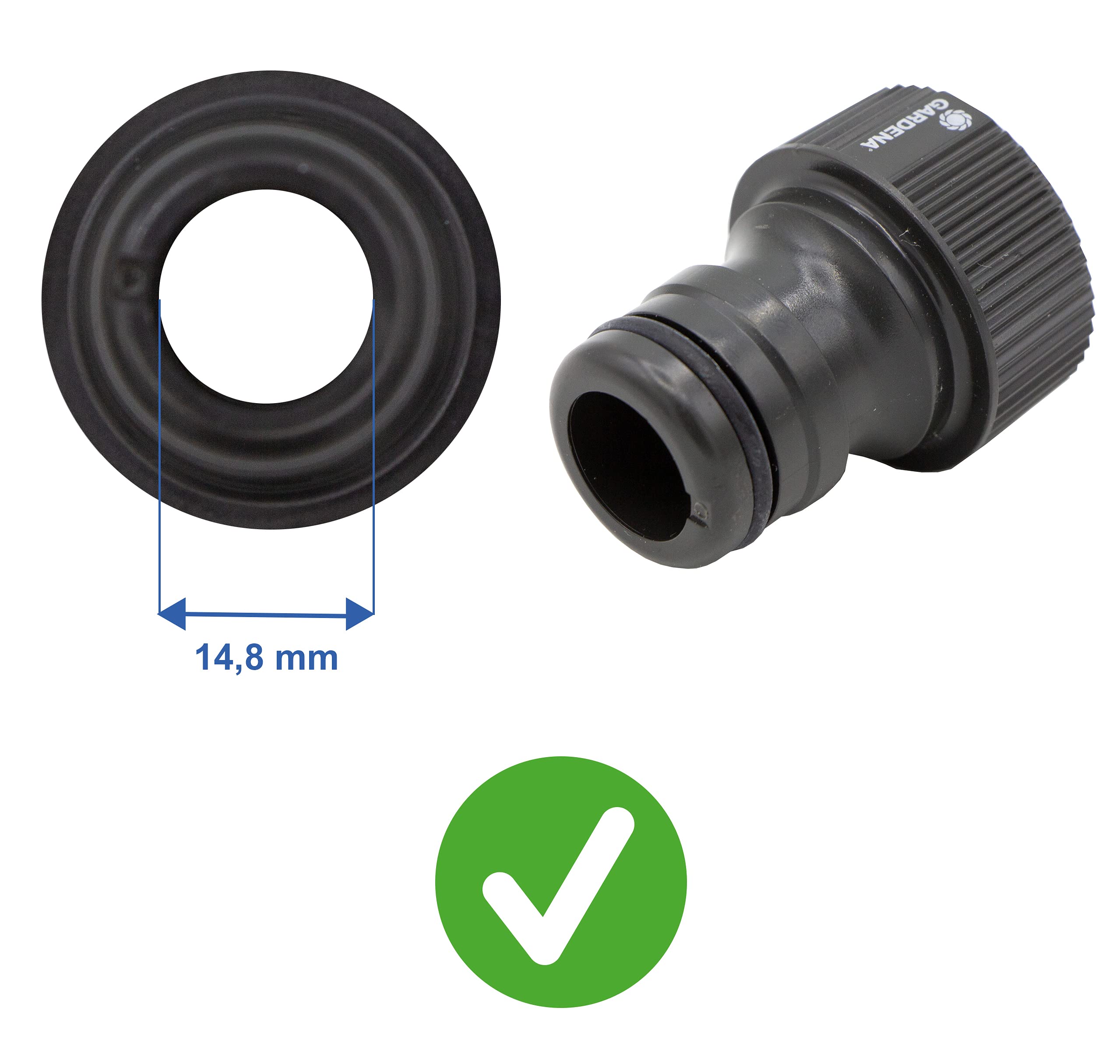 VARIOSAN O-ring do systemów wtykowych 15280, 10 sztuk, 3/4", EPDM, np. system Gardena Profi