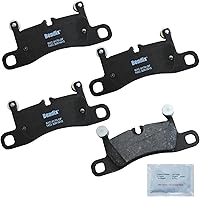 Vista 41 de Bendix Priority1 CFC154 - Juego de pastillas de freno de disco para Avanti II, Century, LeSabre, Regal, Riviera, chasis comercial, DeVille