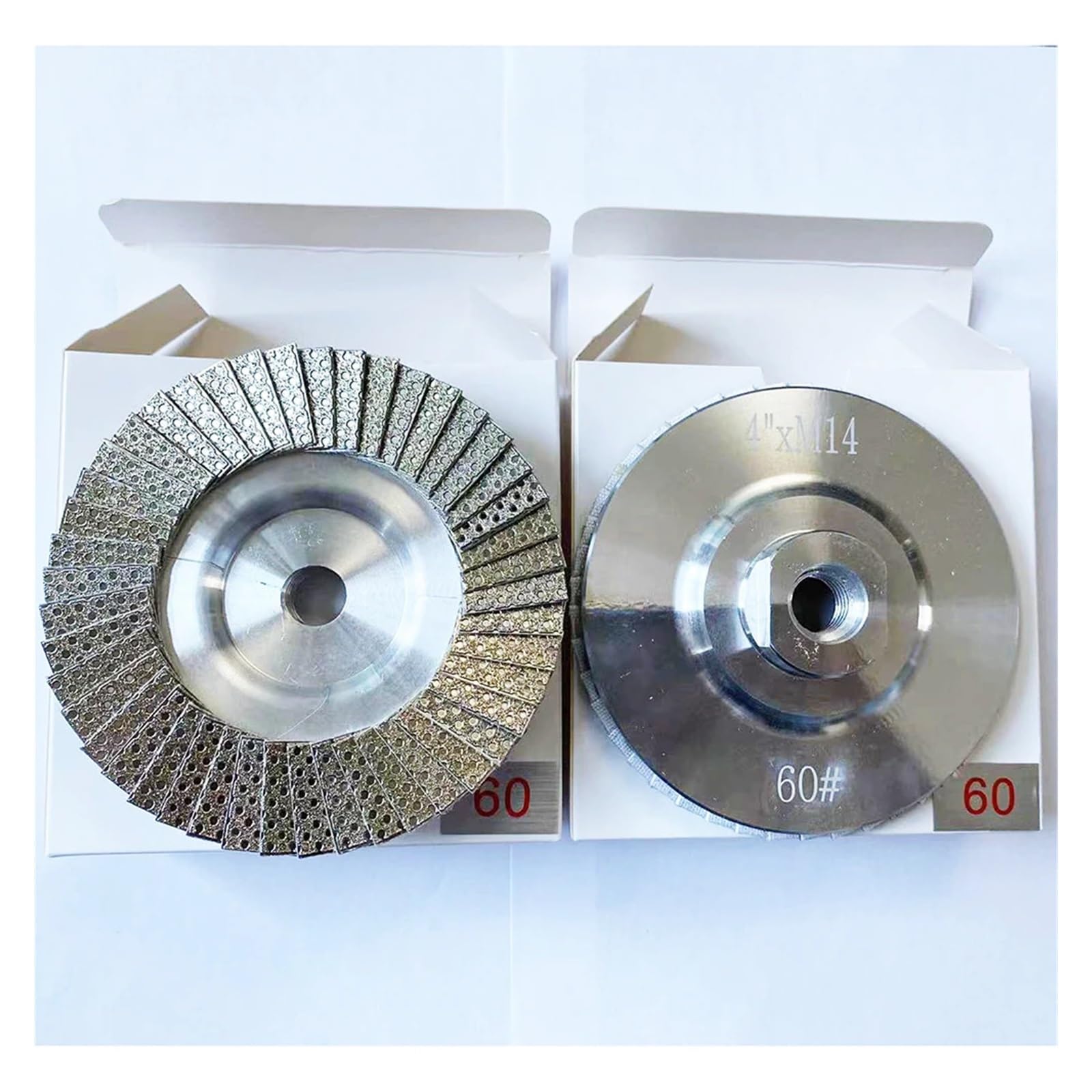 Disco de láminas diamante | Rosca M14 o 5/8-11 de 100 mm for rectificar: Azulejos, Piedras y Metales(60,1PCS-M5-8-11)