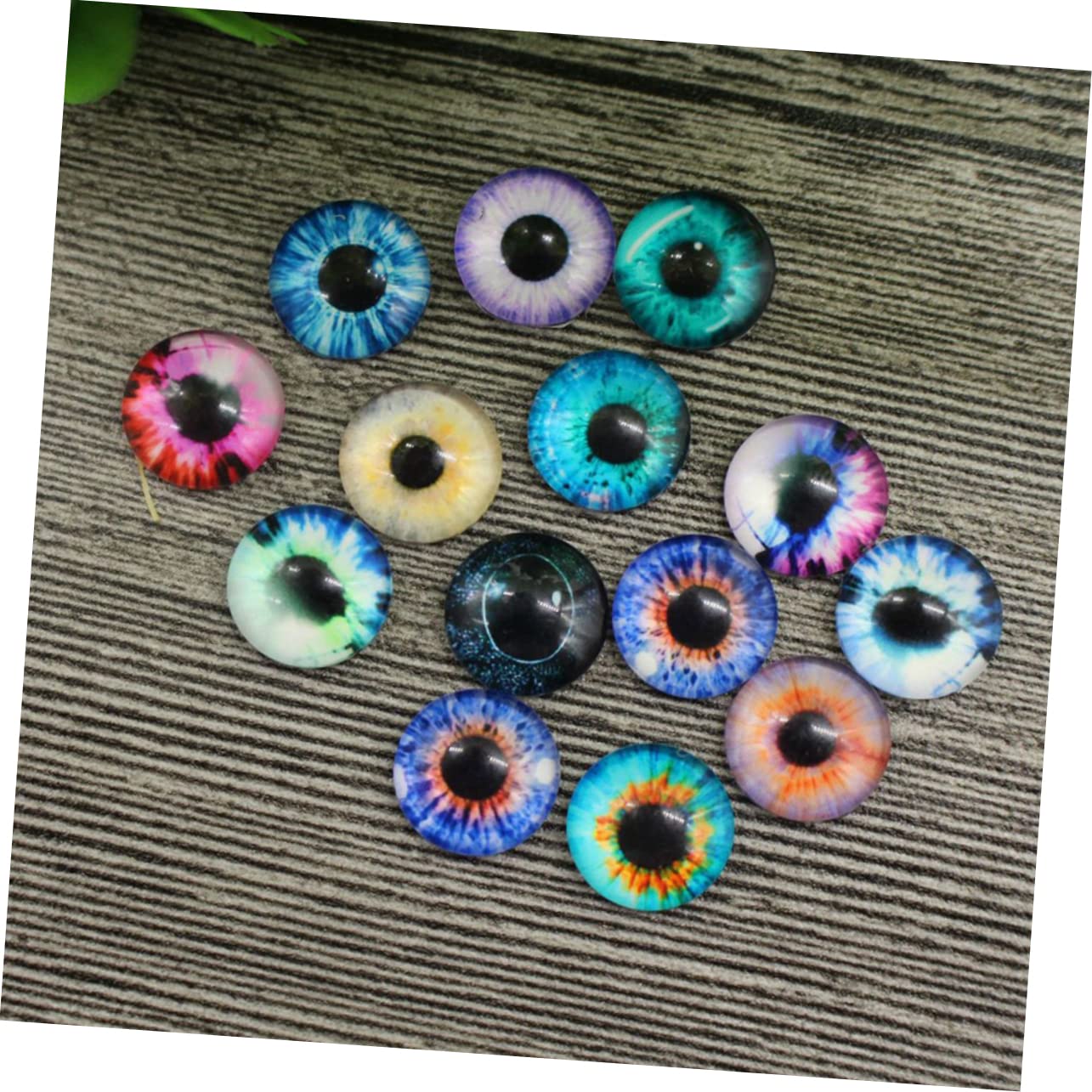 100 Uds Ojos Falsos DIY Ojos De Animales Falsos DIY Para Muñeca Ojos Simulación Ojos DIY Pegatina Ojos