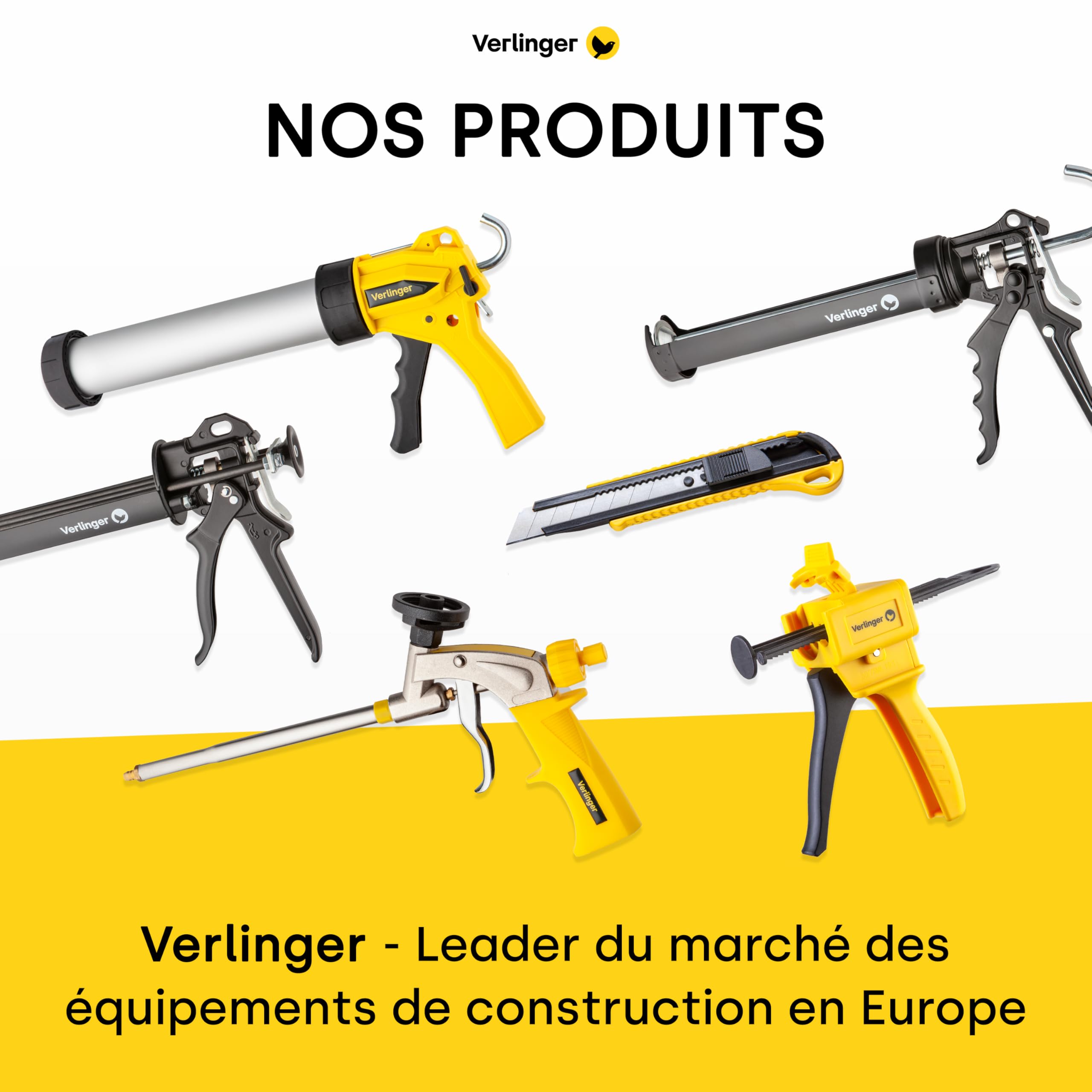 Pistolet pour Mousse PU - Applicateur Professionnel pour Remplissage, Étanchéité et Isolation - Pistolet Mousse de Construction et Adhésifs de Dosage Précis, Robuste et Durable Blanc