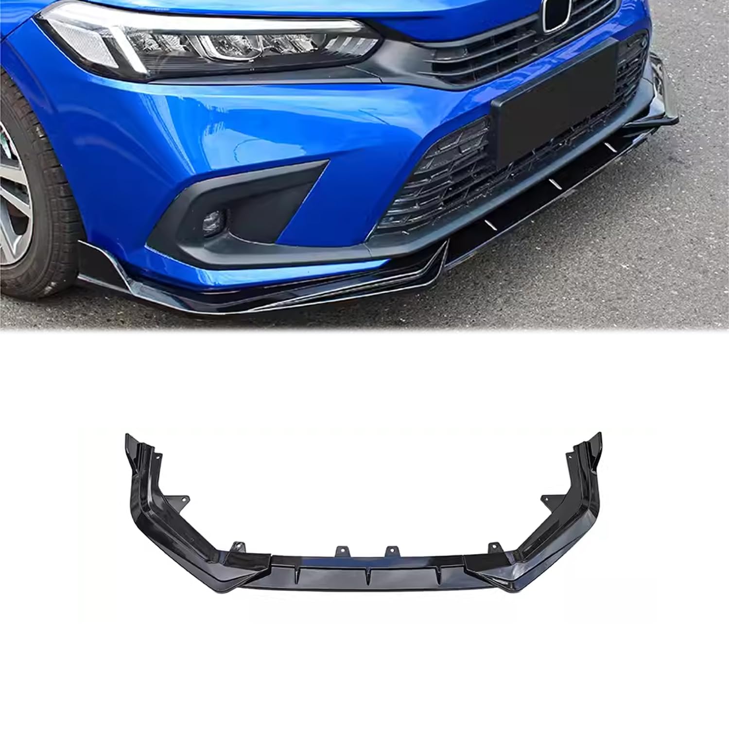 【手渡限定】EK シビック フロントバンパー リップスポイラー付き エアロパーツ 99-00ホンダシビック用EK BYSフロントバンパー