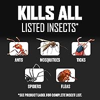 Vista 4 de Ortho BugClear Insect Killer para céspedes y paisajes concentrado - mata hormigas, arañas, pulgas, escorpiones y otros insectos, uso en flores