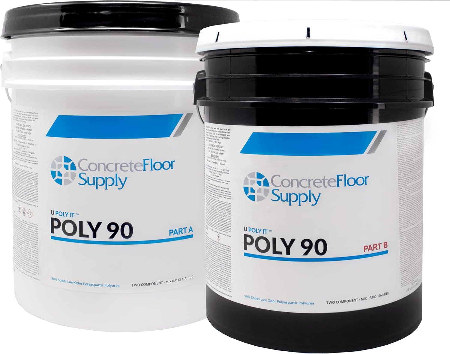 Poly 90 Low Odor Gloss Concrete Coating (2 Pint)