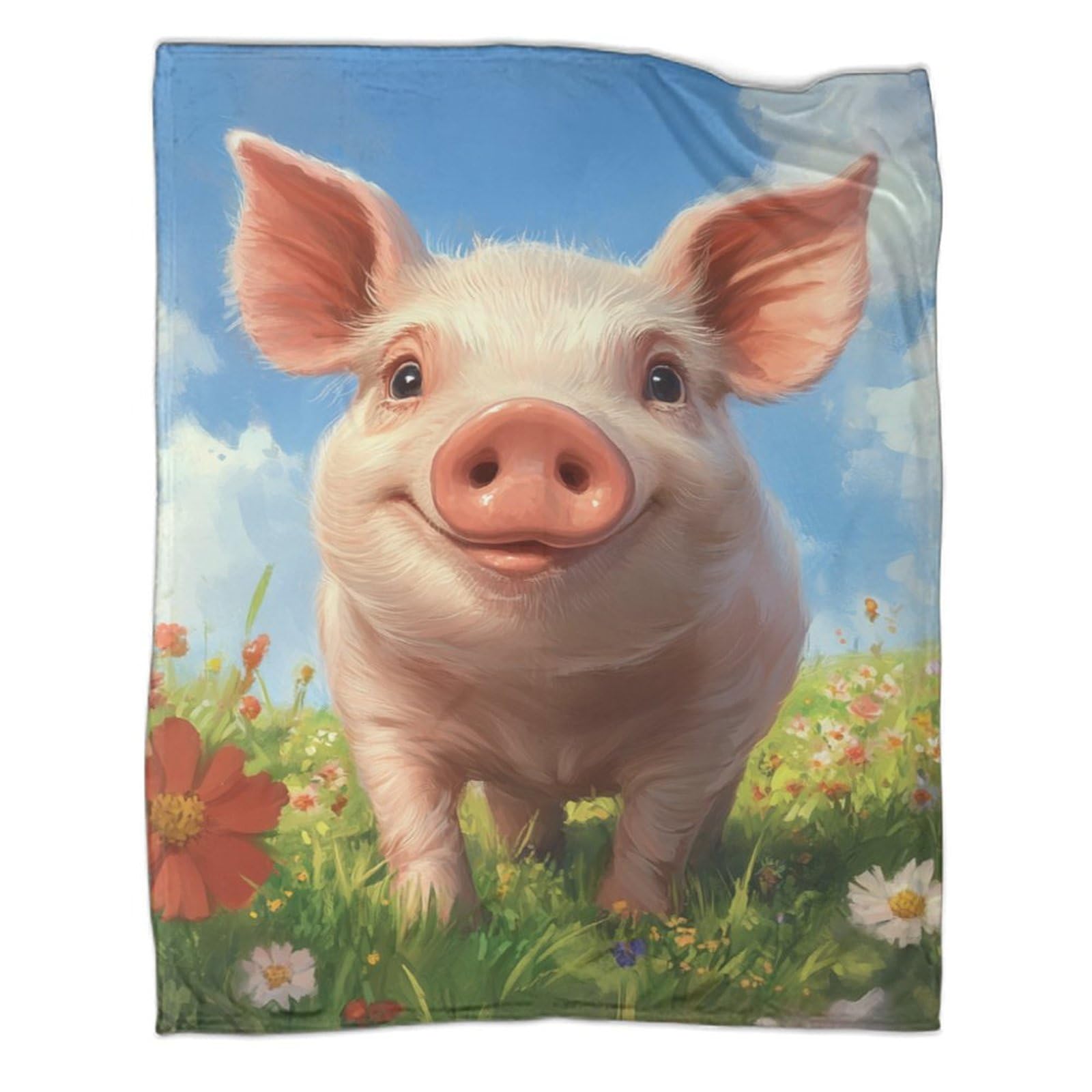 Couverture de voyage chaude et moelleuse en microfibre pour adultes et enfants