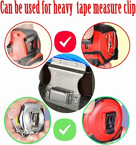 Miniatura 2 de Soporte para cinturón de herramientas con clip, clip para cinturón de herramientas para cinta métrica, clip de clip para taladro inalámbrico,
