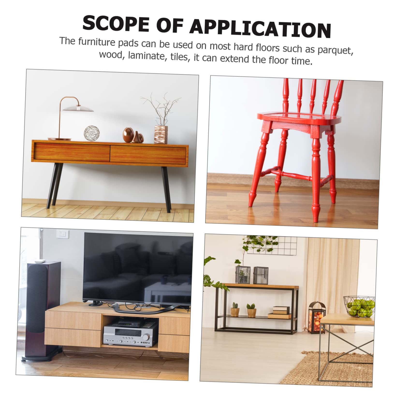 Kit 130 Protezioni Per Mobili - Cuscinetti Antirumore EVA Per Sedie E Tavoli