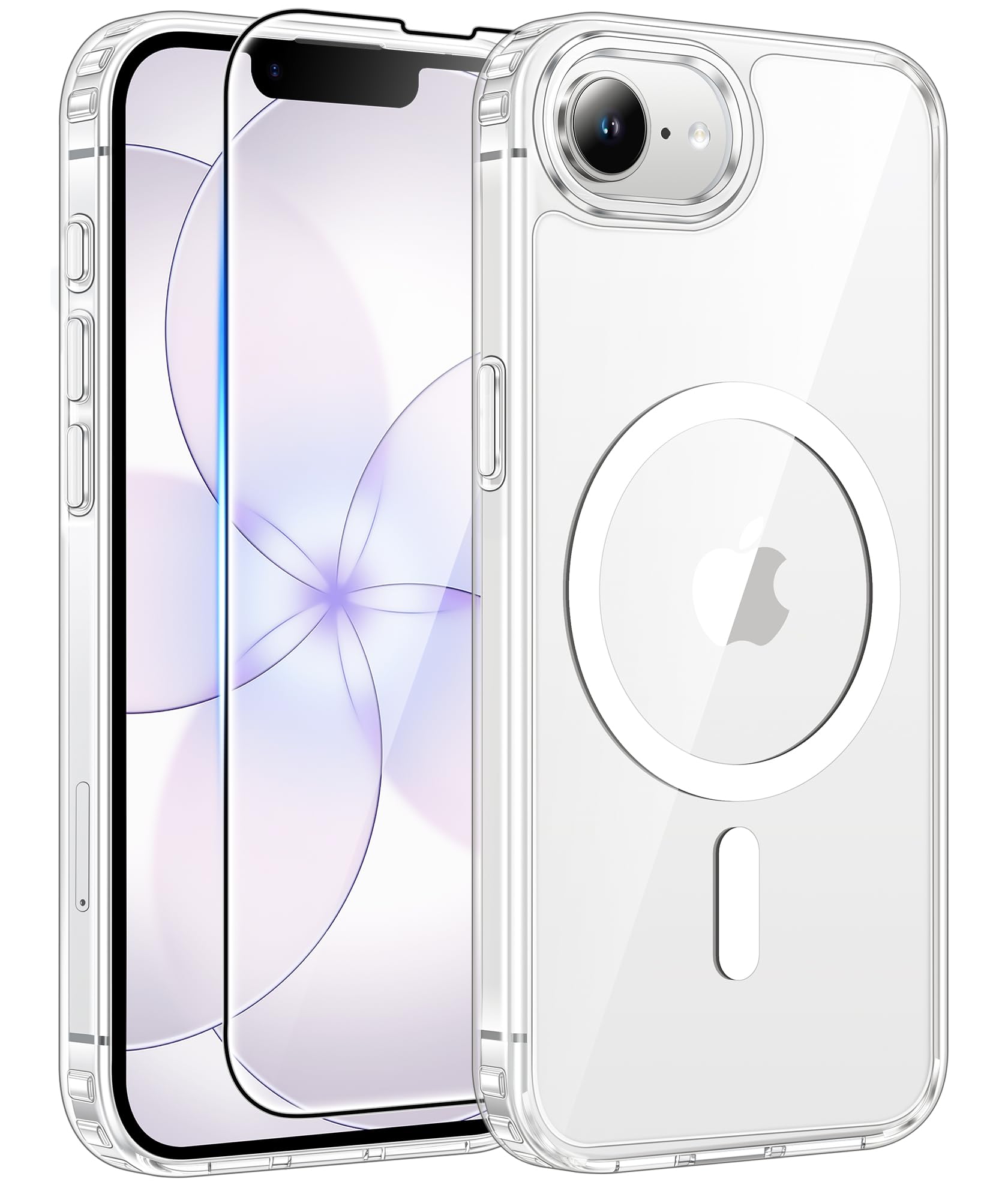 FNTCASE for iPhone 17e/ iPhone 16e Case, Fit for Magsafe, Screen Protector