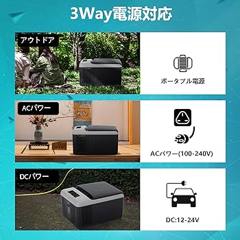 Alpicool C12P 12L ポータブル冷蔵庫 Amazon.co.jp: Alpicool ポータブル冷蔵庫 車載冷蔵庫 車載冷蔵
