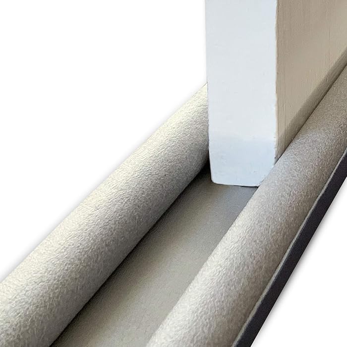 Buy Draft Excluder for Door Bottom with Double Seal Door Draught Excluder Noise Gap Door Stop