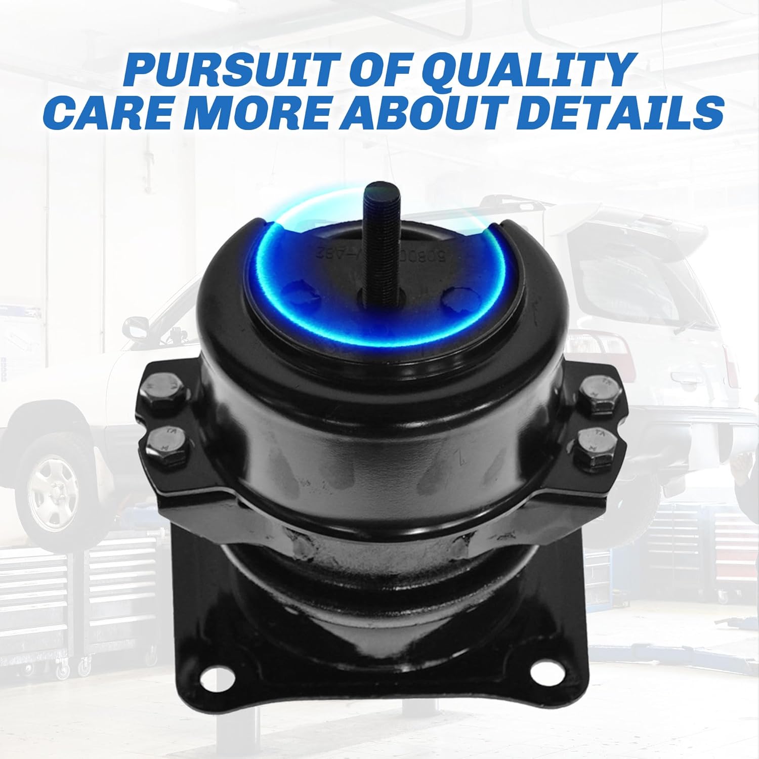 Engine Motor Mount and Transmission Mount Kit Compatible with 2001-2002 Acura MDX, 2003-2004 Honda Pilot 3.5L 4WD Front and Rear Motor Mount