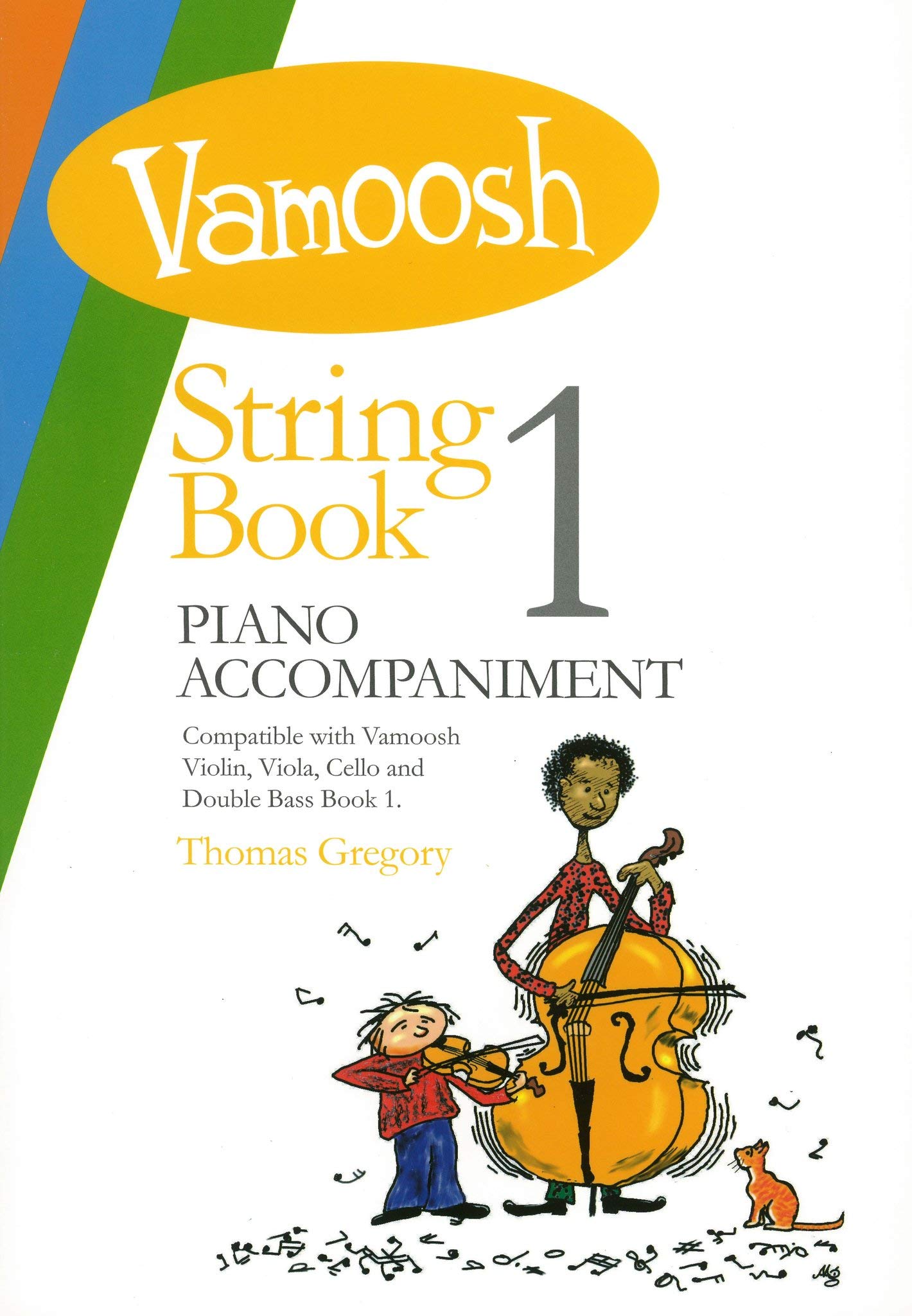 Vamoosh: String Book 1 - Piano Accompaniment | Piano Sheet Music for Violin Cello and Viola Students | Beginner Practice and Lesson Support | Essential Accompaniment Book for Early String Study