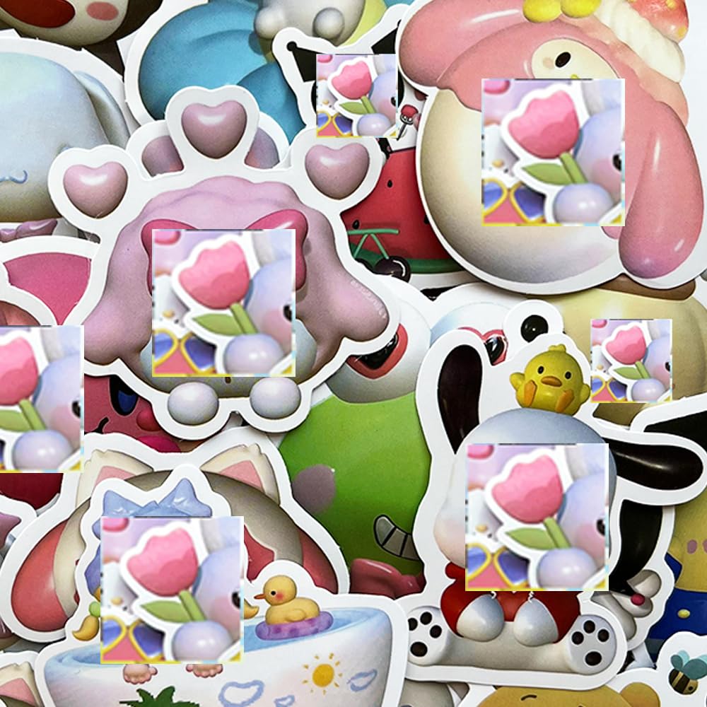 Amazon.co.jp: 120枚 ステッカー アニメキャラクター貼り紙 PVC