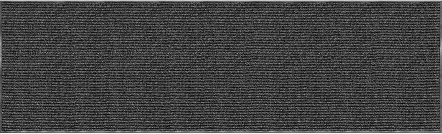 Tough Rib Floor Mat, 3ft. x 10ft., Charcoal